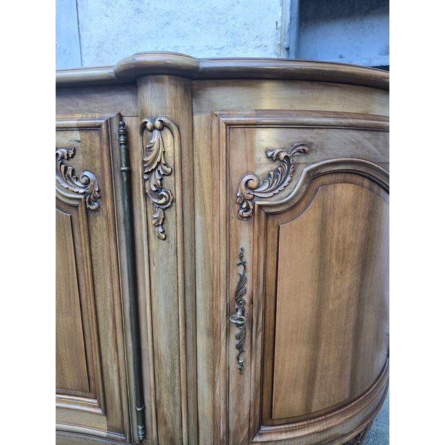 Low Louis XV Wooden Sideboard, 1970s For Sale - Image 15 of 17