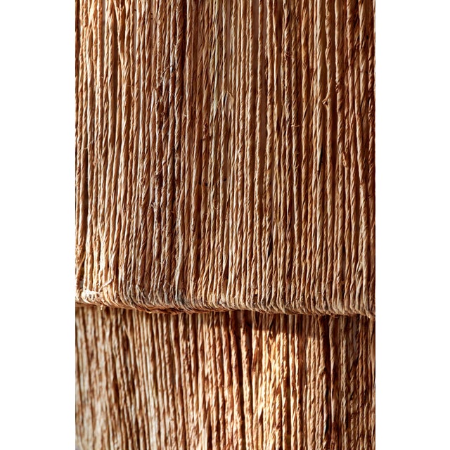 Cocktail 2 Tier Pendant in Natural Jute For Sale - Image 4 of 5