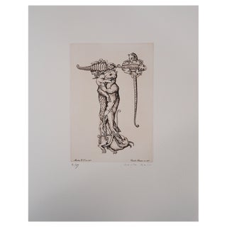 Cecile Reims, The Rats Which Devour Each Other, 1991, Lithograph For Sale