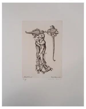 Cecile Reims, The Rats Which Devour Each Other, 1991, Lithograph