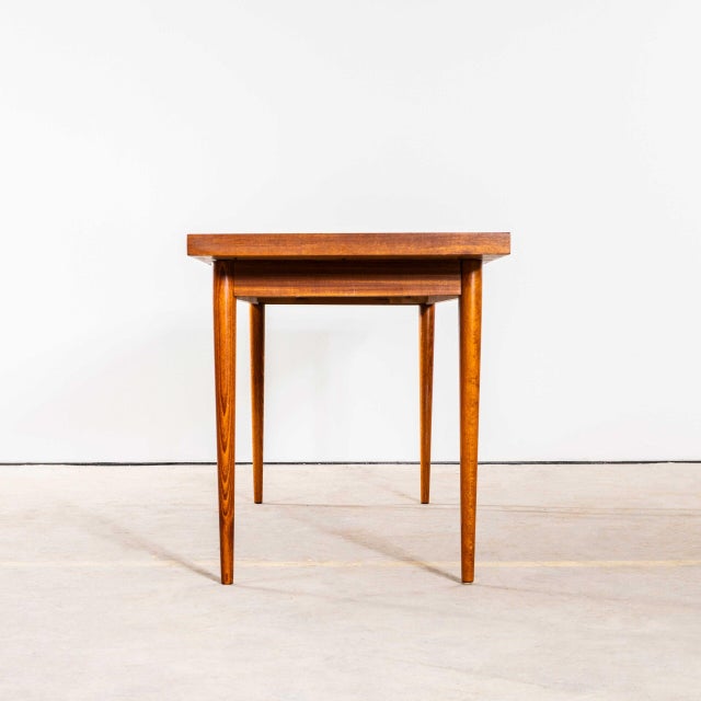 Brown Low Mid-Century Modern Occasional Table, 1950s For Sale - Image 8 of 9