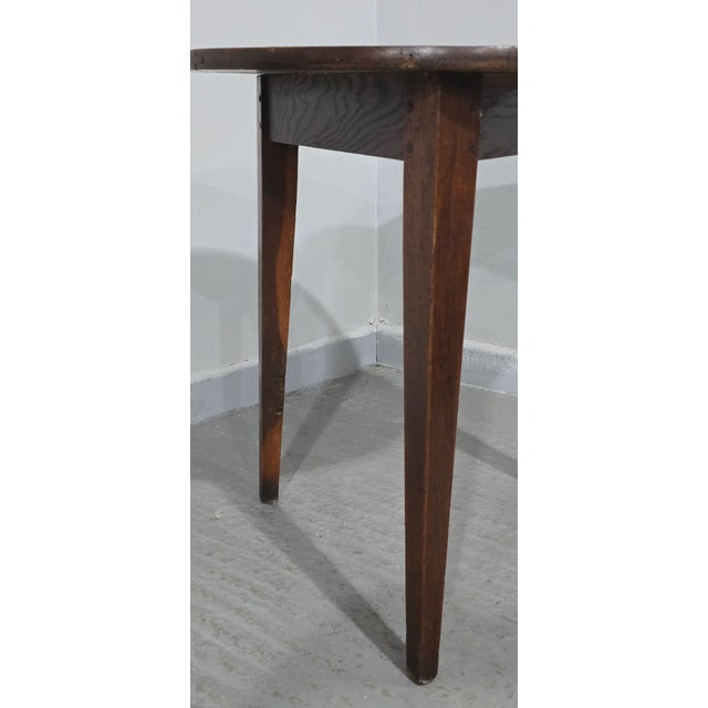 18th Century Antique Georgian Oak Cricket Table, 1790 For Sale - Image 5 of 10