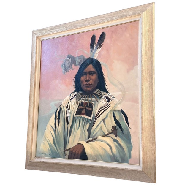 The Old Ways” is an original, large‑scale oil on canvas by contemporary Western artist Carolyne Hawley, known for her...