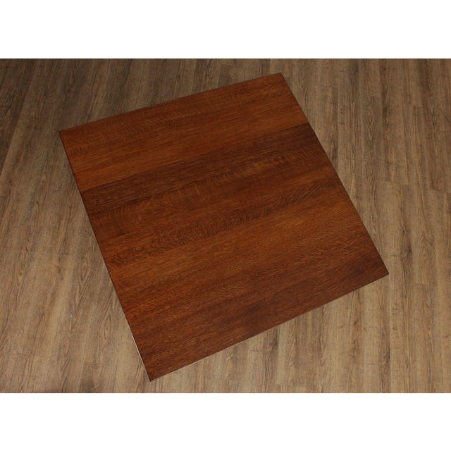 Stickley Stickley Mission Collection Square Oak Dining Table For Sale - Image 4 of 12
