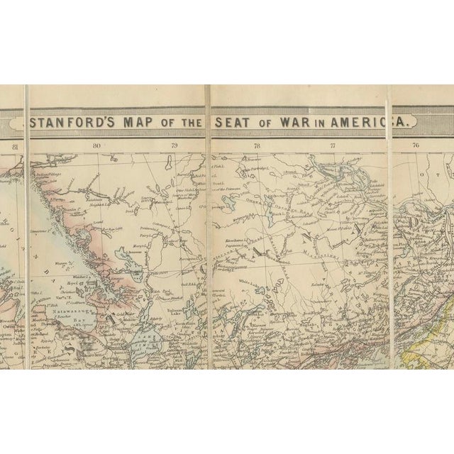 American Civil War Seat of War Map, 1861 For Sale - Image 6 of 12