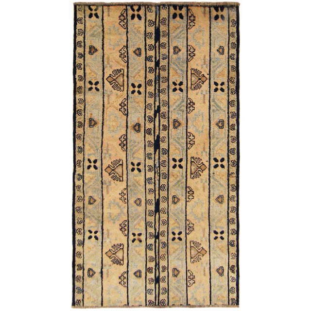 1900 - 1909 Early 20th Century Antique Persian Rug - 4′7″ × 2′9″ For Sale - Image 5 of 5