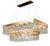 Collection Atlas Chandelier in Metal and Crystal by Jago For Sale