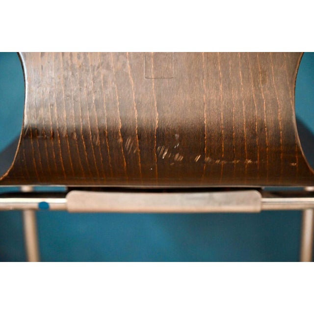 Scandinavian Chairs in Pagwood from Flötotto, 1960s, Set of 5 For Sale - Image 10 of 12