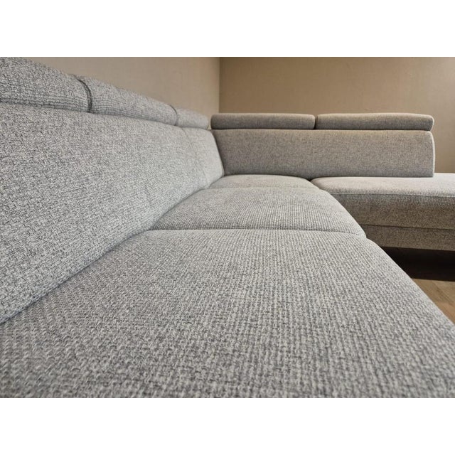 Adjustable Montel Modena Corner Sofa in Gray For Sale - Image 3 of 13