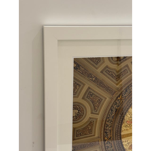 Soicher Marin Dome Ceiling / Vienna print. White Frame. Original Retail $1177. Showroom floor sample.