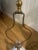 White 1950s Mid Century Modern Frederick Cooper Baluster Form White Porcelain and Brass Floral Lamp For Sale - Image 8 of 12