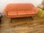 Mid-Century Modern Vintage Swedish Overman Pod Sofa, Orange Vinyl, 1960s-70s For Sale - Image 3 of 4