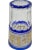 Late 20th Century Vintage Set of 3 Val St. Lambert Danse De Flore Cobalt Crystal Tumblers For Sale - Image 5 of 12