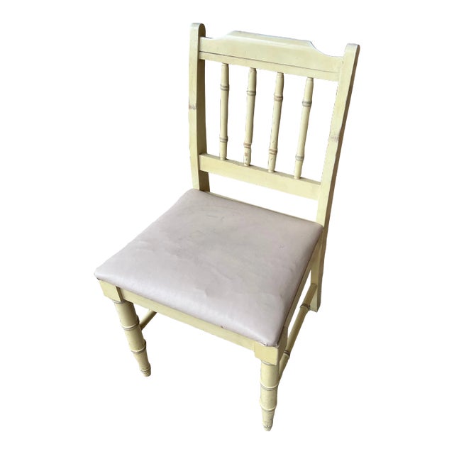 Vintage 1970s Bamboo Chair For Sale