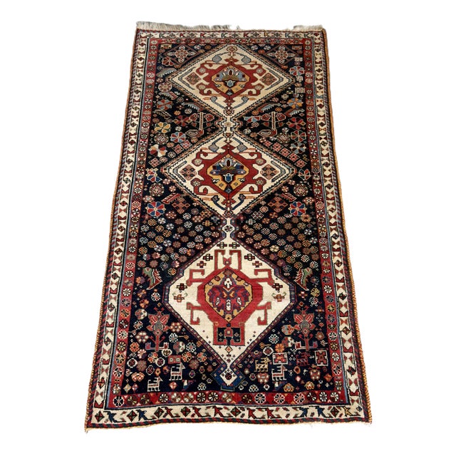 Kaskay Afshary Geometric Medallions Runner For Sale