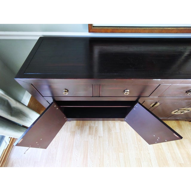 Henredon Henredon Ming Buffet Sideboard Credenza From the Acquisitions Collection. For Sale - Image 4 of 18