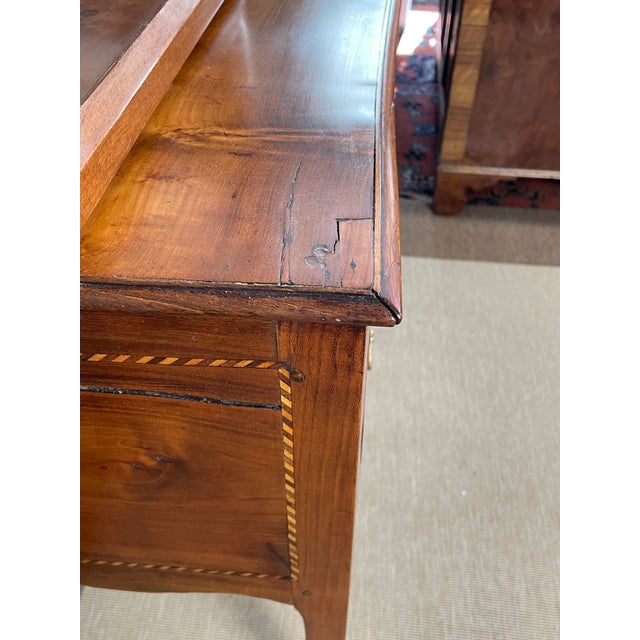 18th Century French Provincial Petite Display Cabinet on Chest For Sale - Image 12 of 18