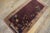 Art Deco 1920s Splendid Plum Ground Flower Design Antique Chinese Art Deco Knotted Rug For Sale - Image 3 of 13
