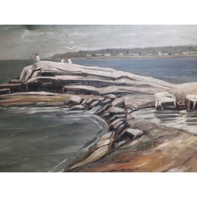 This original oil painting is by contemporary Chicago-based landscape and plein-air artist Chuck Meyers. Known for his...