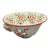 New Debco Handpainted Stoneware Ceramic Berry Bowl/Colander For Sale