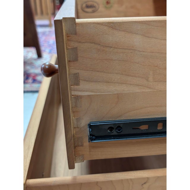 Stickley Mission Cherry Two-Drawer Media/Console Table For Sale - Image 9 of 10
