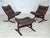 Norwegian Model Siesta Chairs and Ottoman by Ingmar Relling for Westnofa, 1970s, Set of 3 For Sale - Image 17 of 17
