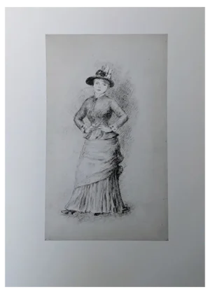 Pierre-Auguste Renoir, Young Girls with Flower Hat, Lithograph