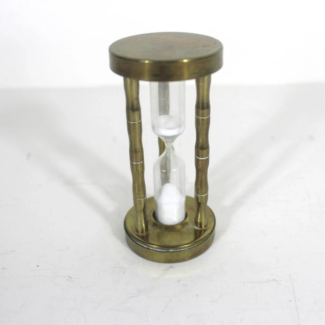 Metal Small Vintage Brass Timer For Sale - Image 7 of 7