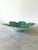 Vintage Fratelli Toso Mid Century Green and Silver Bowl For Sale In New York - Image 6 of 8