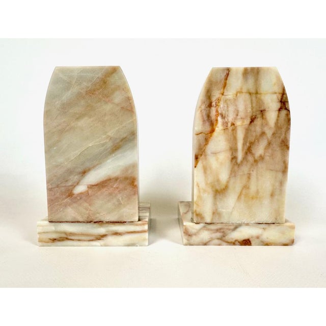 1930s Art Deco Marble Bookends with Balls, 1930s, Set of 2 For Sale - Image 5 of 7