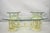 Mid 20th Century Italian Provincial Scrollwork Snail Glass Top Wooden Coffee Table Set - 3 Pc Set For Sale - Image 5 of 12