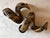 Pair of Large Faux Ram's Horn Candle Holders For Sale - Image 11 of 12