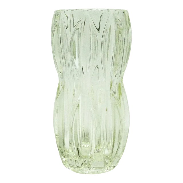 Postmodern Vase from Inwald Glassworks, Czechoslovakia, 1970s For Sale