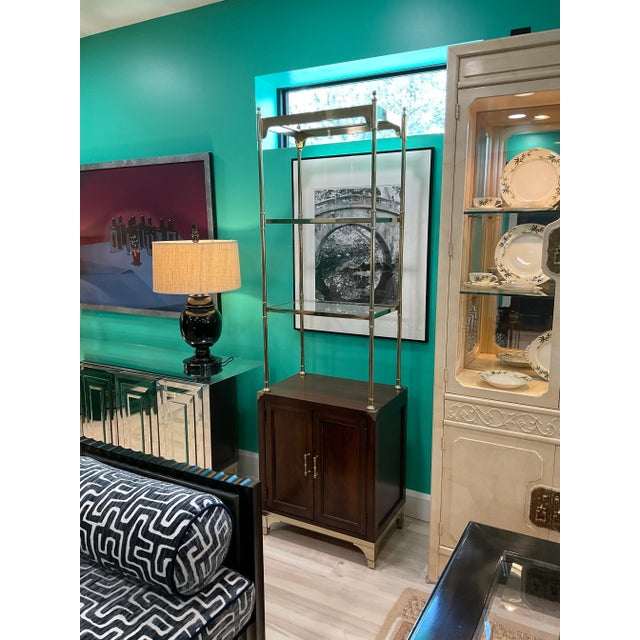 1970s Vintage Thomasville Etagere - a Pair For Sale - Image 10 of 12