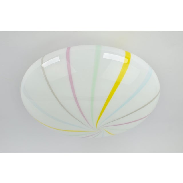 1980s Mid Century Murano Glass Candy Swirl For Sale - Image 6 of 10