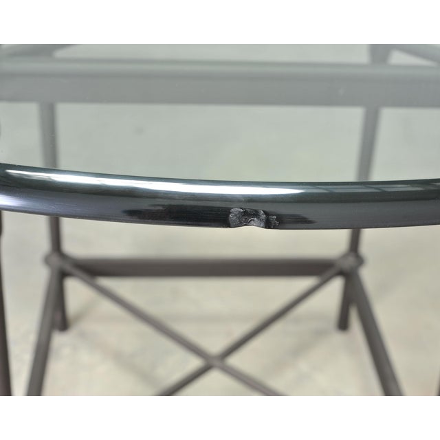 Michael Taylor Montecito Round Center or Garden Dining Table For Sale - Image 14 of 18