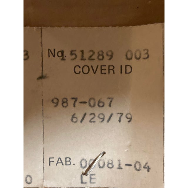 1970's Drexel Heritage Suede Parsons Stools, Set of 2 For Sale - Image 9 of 9