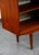Mid Century Modern Credenza Media Cabinet Teak Sliding Door Compact Denmark For Sale - Image 10 of 12