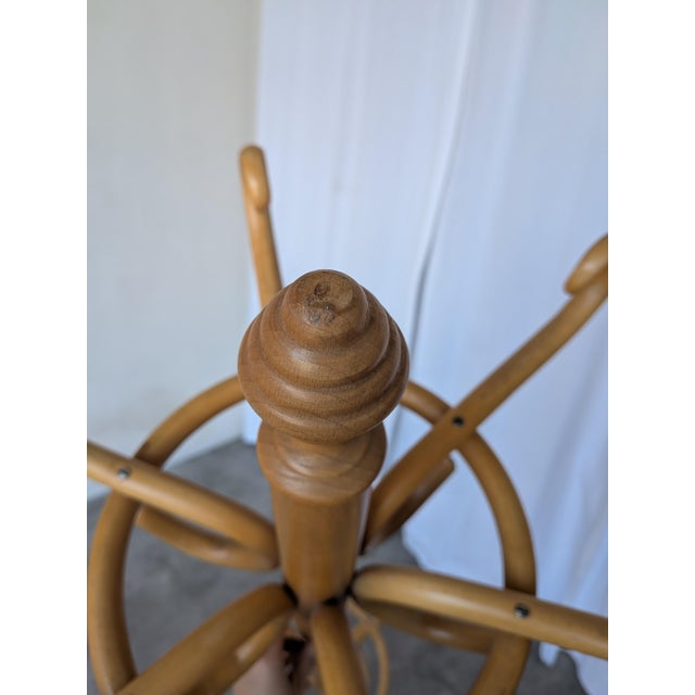 Brown Vintage Bentwood Coat Stand with Umbrella Holder, 1970s For Sale - Image 8 of 18