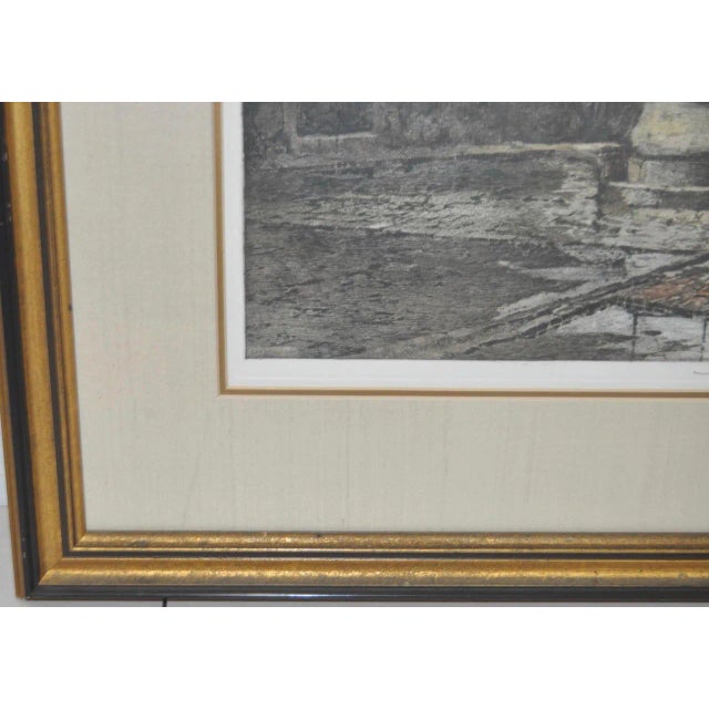 Luigi Kasimir "Seebenstein Castle, Austria" Estate Signed Etching With Aquatint For Sale - Image 10 of 12