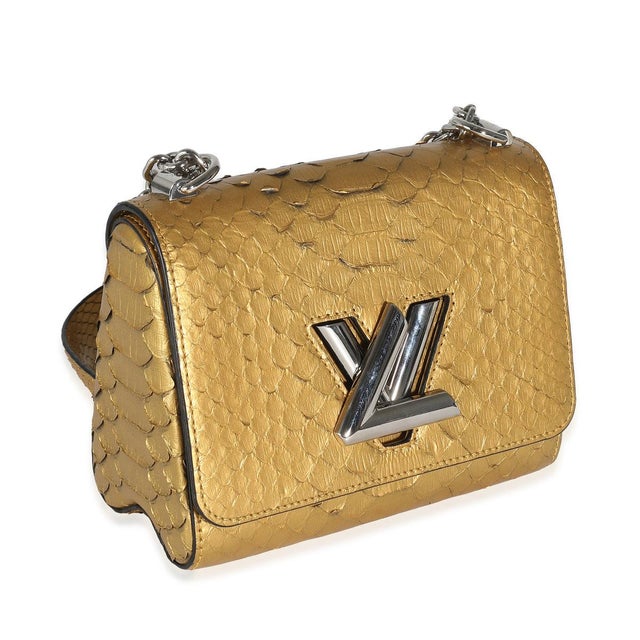 Safari Metallic Gold Python Twist PM For Sale - Image 3 of 8