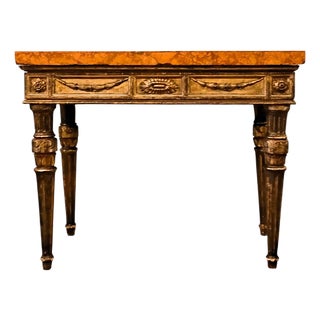 Italian Louis XVI Console Table, 1820 For Sale