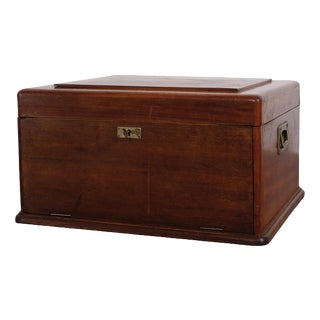 Antique Art Deco Wooden Cutlery Chest, 1920s For Sale