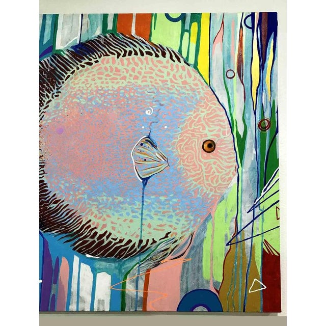 Alessandro Filetti, Pesce, 2013, Acrylic Painting on Canvas For Sale - Image 6 of 8
