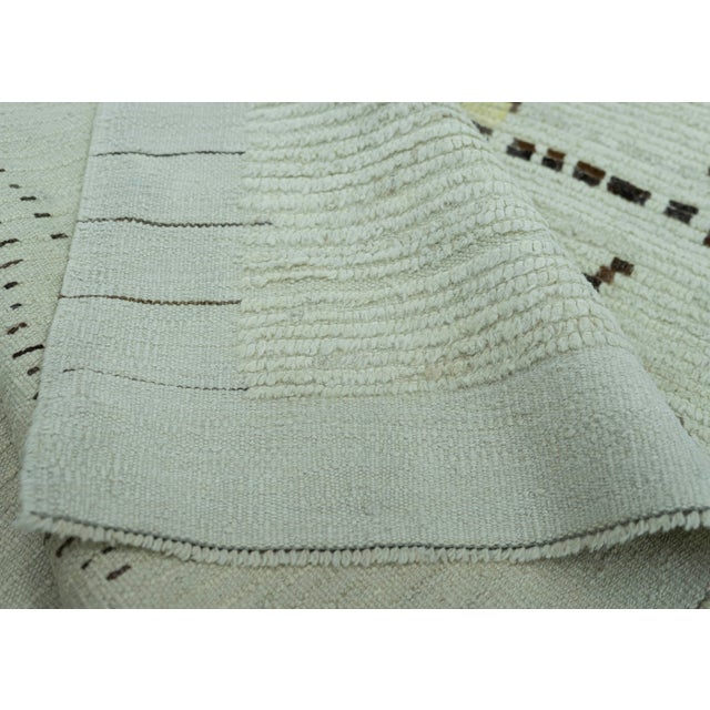 Textile Turkish Tulu Handmade Rug 12'5" x 15' #20028 For Sale - Image 7 of 8
