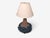Mid-Century Modern 1979 Mid-Century Modern Hanne Stentøj, Large Brutalist Table Lamp, Blue Stoneware For Sale - Image 3 of 12