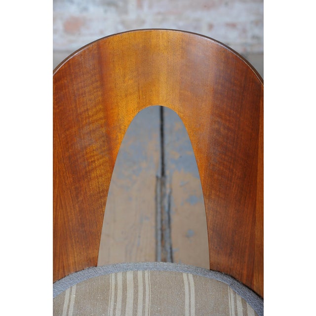 Mid-Century Chairs in Walnut attributed to Antonín Šuman, Czech, 1950s, Set of 4 For Sale - Image 12 of 18
