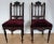 Black Set of 19th Century Dining Chairs For Sale - Image 8 of 12