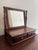 Listing is for a Federal style mahogany table or dresser top shaving mirror. The mirror is on a swivel and is mounted on a...