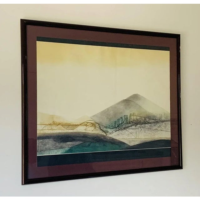 Gray Crosscurrents II Artist Proof Print by Renata Zerner For Sale - Image 8 of 13